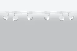 Sollux Große Deckenlampe Weiß 120 cm lang 6x GU10* Deckenleuchten|Flurlampen