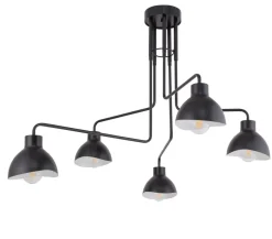 Sale Sigma Große Deckenleuchte Mehrflammig Schwarz Weiß L:104 cm