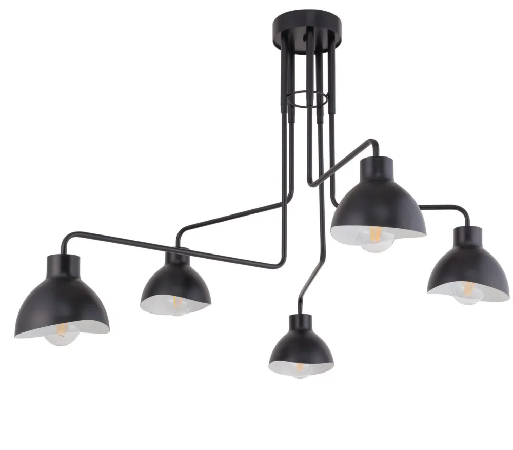 Sale Sigma Große Deckenleuchte Mehrflammig Schwarz Weiß L:104 cm