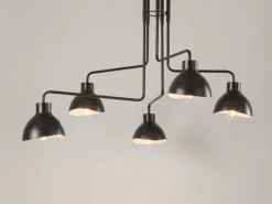 Sale Sigma Große Deckenleuchte Mehrflammig Schwarz Weiß L:104 cm