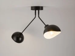 Sigma Große Deckenleuchte Schwarz Weiß L:104 cm dekorativ* Deckenleuchten|Moderne Lampen