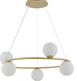 Sigma Große Hängelampe Modern Metall Glas G9 bis 0,7 m* Kugellampen|Moderne Lampen