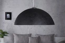 Outlet Invicta Interior große Hängeleuchte rund Ø70cm Modern Design schwarz