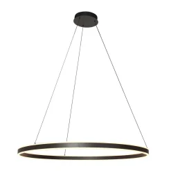 Steinhauer Große LED Pendelleuchte Schwarz Ø100 cm 80 W 2700 K* Hängelampen|Led Lampen