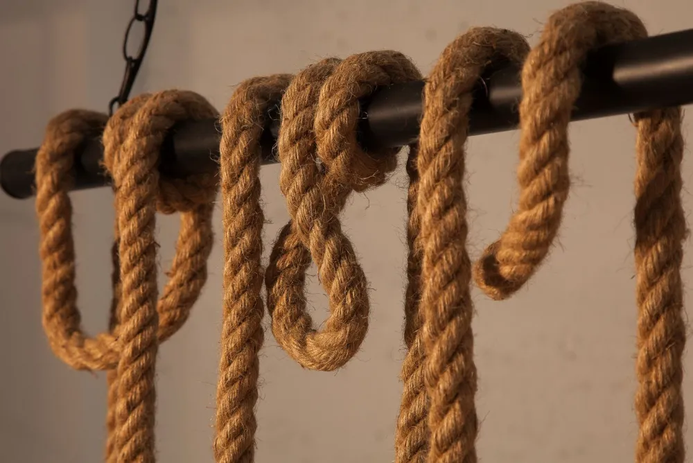 New Invicta Interior Große Pendelleuchte MARE Tau Handgefertigt Esstisch