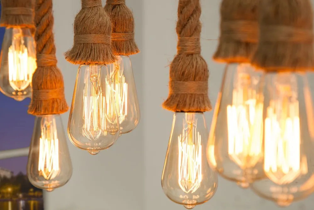 New Invicta Interior Große Pendelleuchte MARE Tau Handgefertigt Esstisch