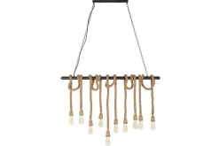 New Invicta Interior Große Pendelleuchte MARE Tau Handgefertigt Esstisch