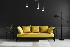 Hot Belis Große Spider Pendelleuchte Holz Metall E27 3-flmg Weiß