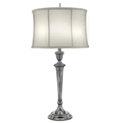 Clearance Elstead Große Tischleuchte MELLAENA 79 cm Wohnzimmer Nachttisch