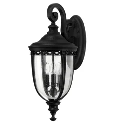 Sale Elstead Große Wandlampe EDMUND Schwarz H:62cm IP44 außen