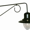 Outlet Lido Große Wandlampe mit Schirm Schwarz T:87cm Aluminium