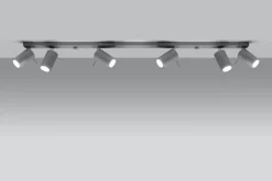 Sale Sollux Großer Deckenstrahler ETNA 120 cm lang Metall 6x