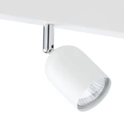 TK Lighting Großer Deckenstrahler Weiß Metall 6-flammig 127 cm lang* Deckenleuchten|Flurlampen