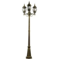 Discount Easylight Großer Kandelaber BREST Gold Antik 3xE27 2,1m hoch