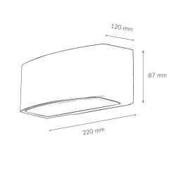 Easylight Halbrunde Außen Wandleuchte Modern in Anthrazit* Moderne Lampen|Moderne Außenleuchten