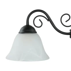 Easylight Höhenverstellbare Hängeleuchte mit Glasschirm rustikal in Weiß* Hängelampen|Esszimmer Lampen