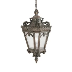 Elstead Hängelampe AMELIA Antik Aluminium Vintage außen