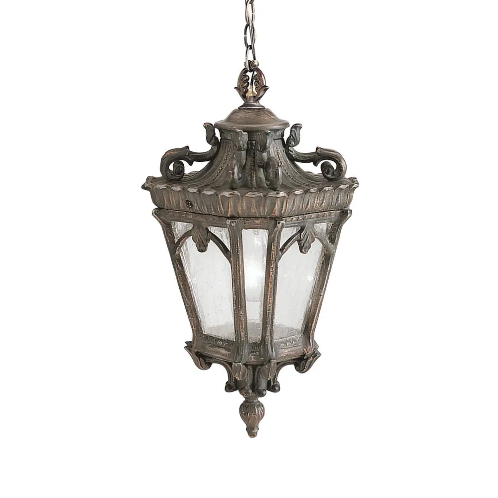 Elstead Hängelampe AMELIA Antik Aluminium Vintage außen