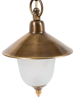 Lido Hängelampe ANDROS Messing Glas Rustikal wetterfest* Metall Lampen|Messinglampen