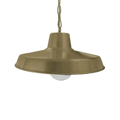 Discount Andromeda Hängelampe außen Messing Glas D: 46 cm rund IP23 E27