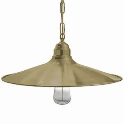 Andromeda Hängelampe außen Messing massiv Glas D: 41 cm IP23 E27* Messinglampen|Maritime Lampen