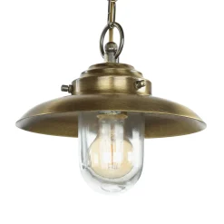 Discount Lido Hängelampe Außenbereich Messing IP54 Maritim