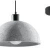 Sollux Hängelampe Beton Ø 30 cm Grau E27 Küche* Hängelampen|Wohnzimmerlampen