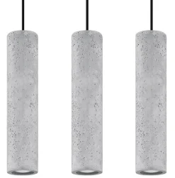 Sollux Hängelampe Beton Schirm wohnlich BRENNA Pendelleuchte* Wohnzimmerlampen|Betonlampen