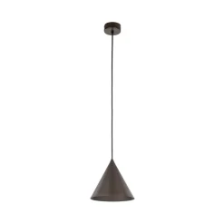 Best TK Lighting Hängelampe Braun Ø 19 cm H: max. 155 cm verstellbar Metall E27