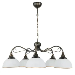 Jupiter Hängelampe Braun antik Jugendstil Esstisch 5xE27* Hängelampen|Esszimmer Lampen