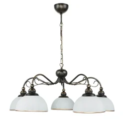 Jupiter Hängelampe Braun antik Jugendstil Esstisch 5xE27* Hängelampen|Esszimmer Lampen