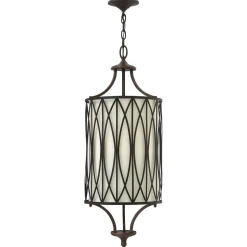 Outlet Elstead Hängelampe CIARA Creme Ø31cm kürzbar Pendelleuchte