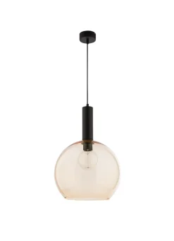 Jupiter Hängelampe Ø30cm Kugel in Bernstein Küche Leuchte* Hängelampen|Kugellampen