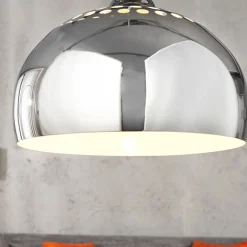 Invicta Interior Hängelampe Ø35cm rund Retro glanzvoll