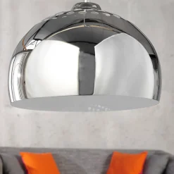 Invicta Interior Hängelampe Ø35cm rund Retro glanzvoll