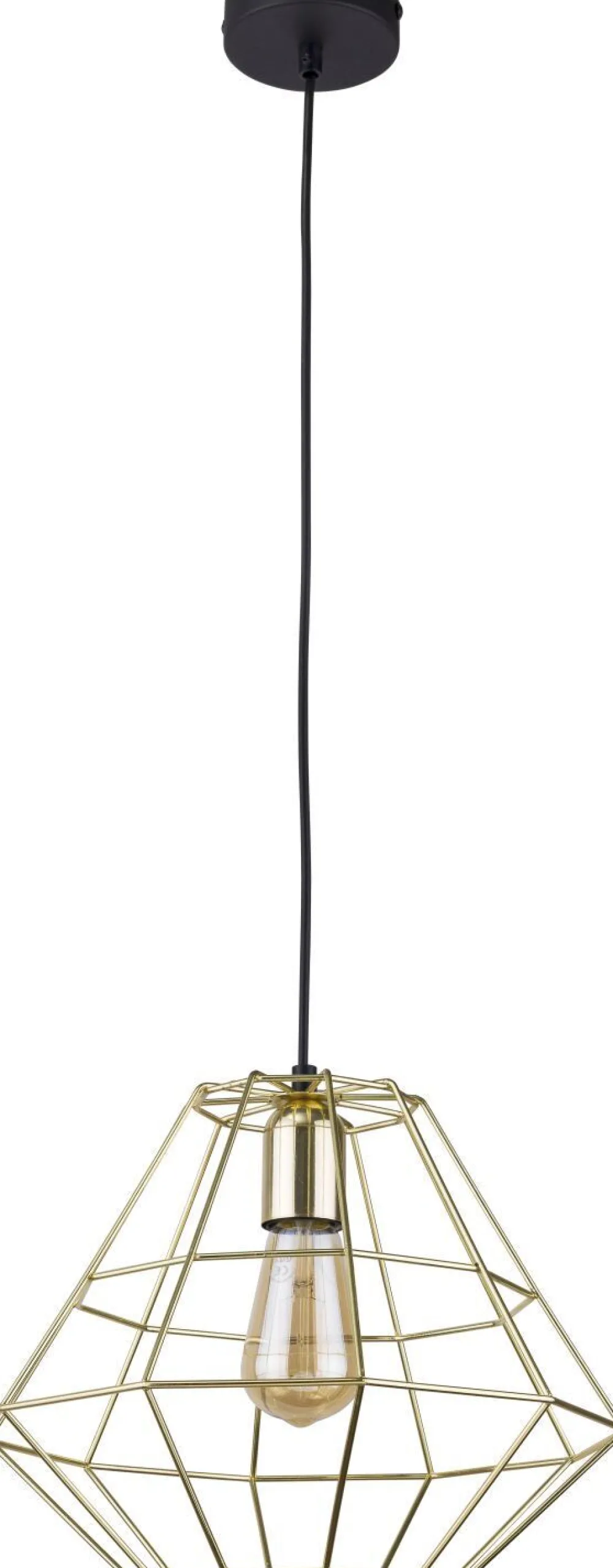 TK Lighting Hängelampe DIAMOND in Gold Schwarz Lampe Esstisch* Hängelampen|Esszimmer Lampen