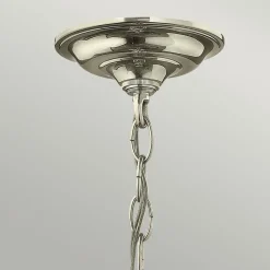Elstead Hängelampe E14 Glas Metall Ø30cm Jugendstil AVELINE* Jugendstil Lampen|Glaslampen