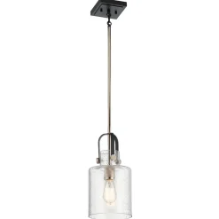 Elstead Hängelampe E27 Metall Glas 18 cm breit H: max. 141,6 cm* Hängelampen|Bürolampen