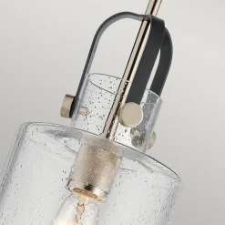 Elstead Hängelampe E27 Metall Glas 18 cm breit H: max. 141,6 cm* Hängelampen|Bürolampen