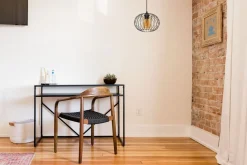 Discount Belis Hängelampe E27 rund Ø25 cm Schwarz Honig blendarm Retro