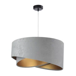 New BPS Koncept Hängelampe Esstischleuchte Grau Gold Wohnzimmer