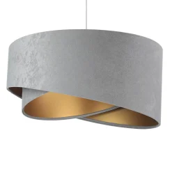 New BPS Koncept Hängelampe Esstischleuchte Grau Gold Wohnzimmer