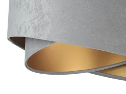 New BPS Koncept Hängelampe Esstischleuchte Grau Gold Wohnzimmer