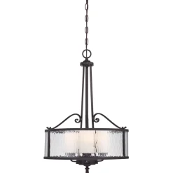 Elstead Hängelampe Esszimmer Glas Metall Vintage Landhaus* Vintage Lampen|Glaslampen