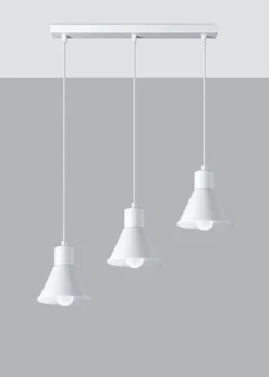 Sollux Hängelampe 3-flammig 45 cm lang Retro E27 Metall