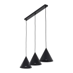 TK Lighting Hängelampe 3-flammig Schwarz L: 75 cm E27 Retro Metall* Hängelampen|Esszimmer Lampen