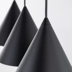 TK Lighting Hängelampe 3-flammig Schwarz L: 75 cm E27 Retro Metall* Hängelampen|Esszimmer Lampen