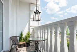 Eco-Light Hängelampe Glas Aluminium L:17 cm IP44 Laterne Vintage* Metall Lampen|Vintage Lampen