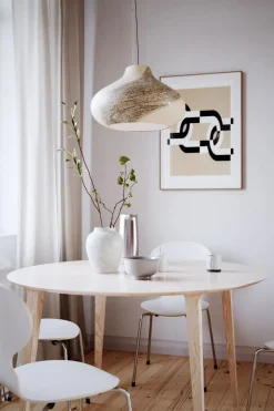 By Rydéns Hängelampe Glas B: 44,5 cm H: max. 140 cm E27 Braun marmoriert* Hängelampen|Wohnzimmerlampen