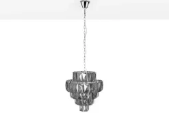 Discount Invicta Interior Hängelampe Glas Grau Ø50 cm 6-flammig E14 stylisch